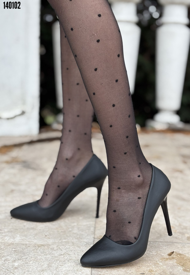 Hillar Siyah Saten Stiletto Ayakkabı